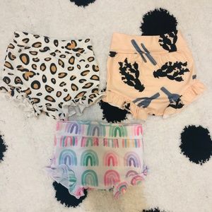 Set of 3 Baby bloomers/bummies